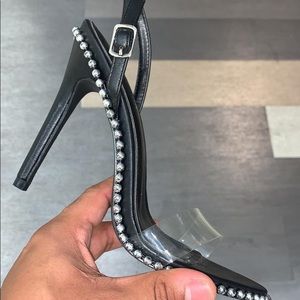 *Brand New* Clear studded sandal